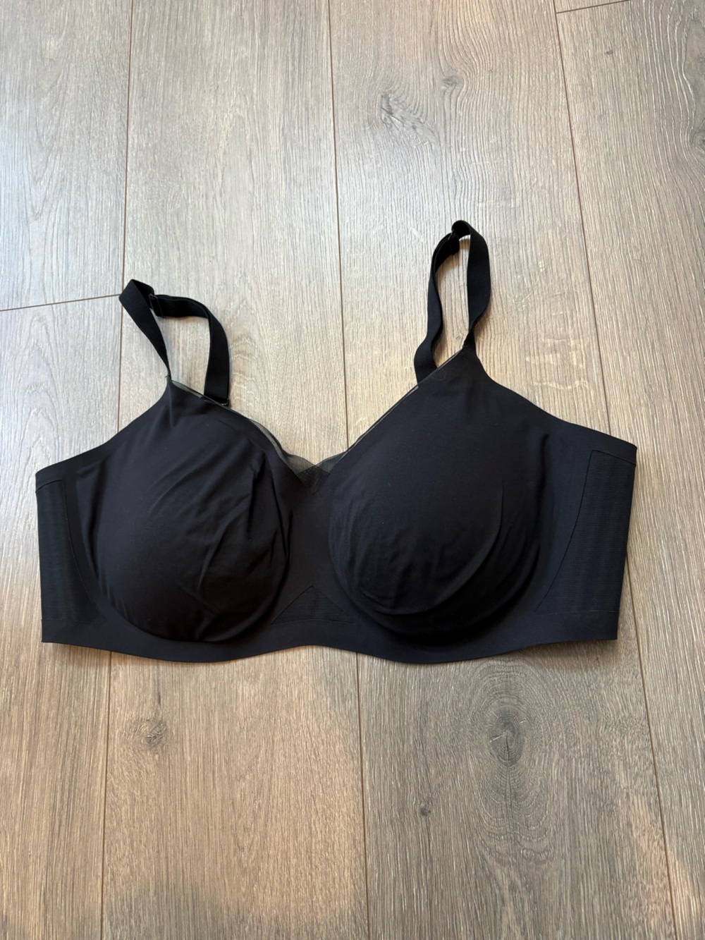 Honey Love Mesh Bra Size 2X 42 C/D Black